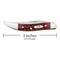 Case Cutlery Knife, Pw Old Red Bone Sm Tx Toothpick 00792 - alternate 2